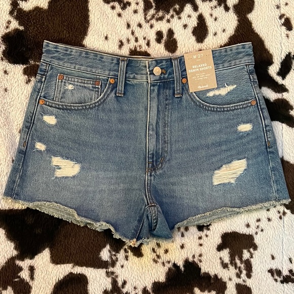Madewell Pants - Madewell Relaxed Denim Shorts